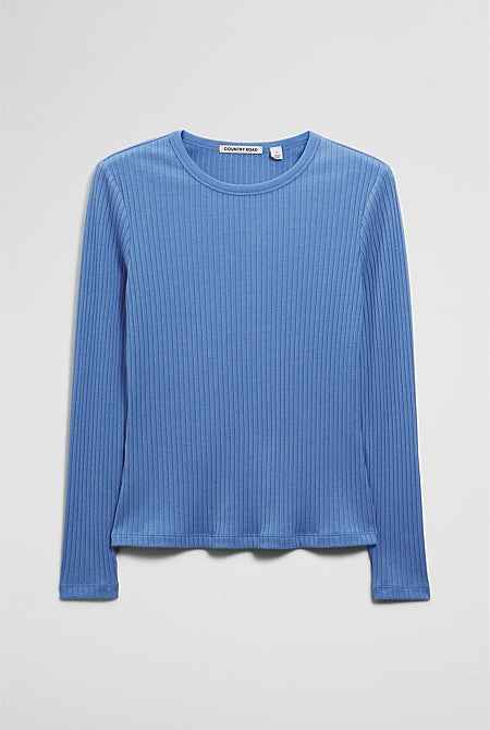 Long Sleeve Rib Top