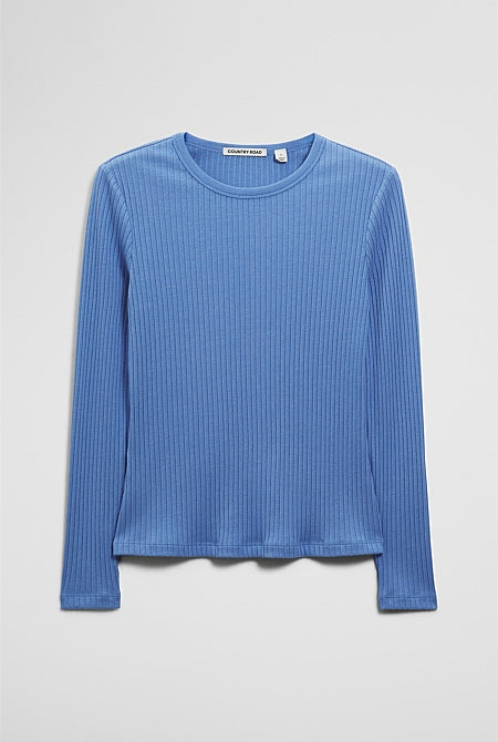Long Sleeve Rib Top