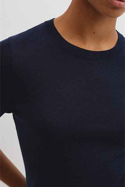 Merino Short Sleeve Knit T-Shirt