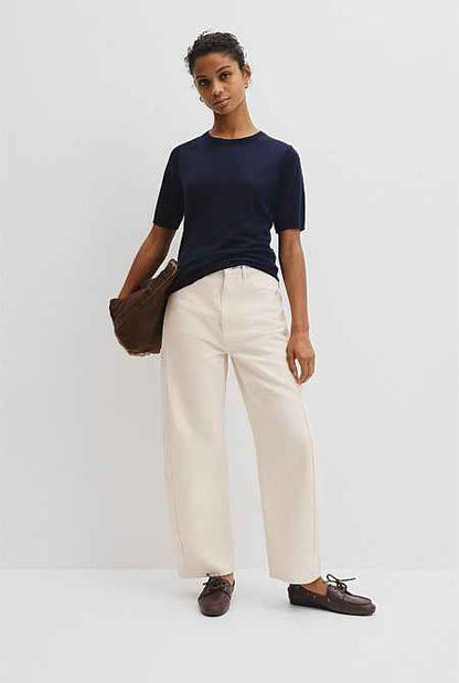 Merino Short Sleeve Knit T-Shirt