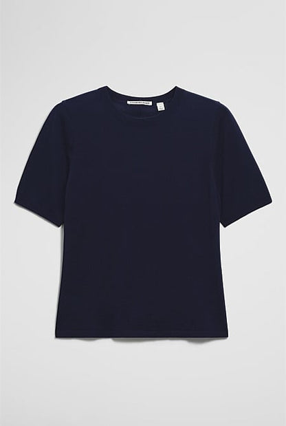 Merino Short Sleeve Knit T-Shirt