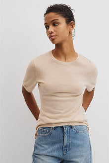 Merino Short Sleeve Knit T-Shirt