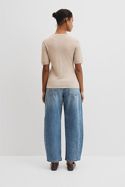 Merino Short Sleeve Knit T-Shirt