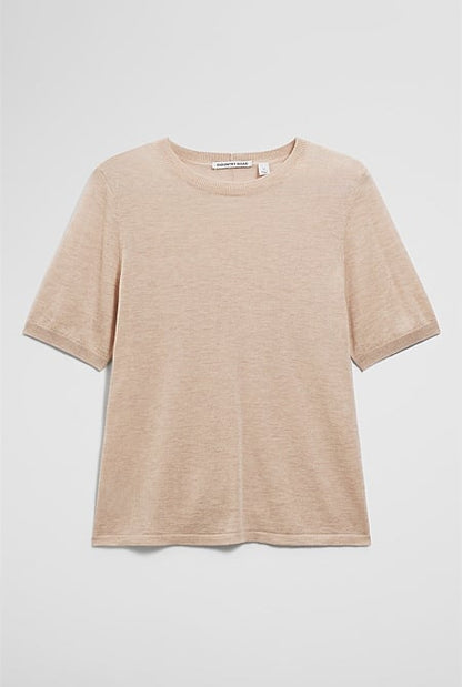 Merino Short Sleeve Knit T-Shirt