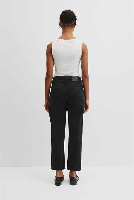 Classic Mid Rise Straight Jean