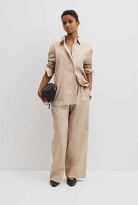 Contrast Stitch Shirt