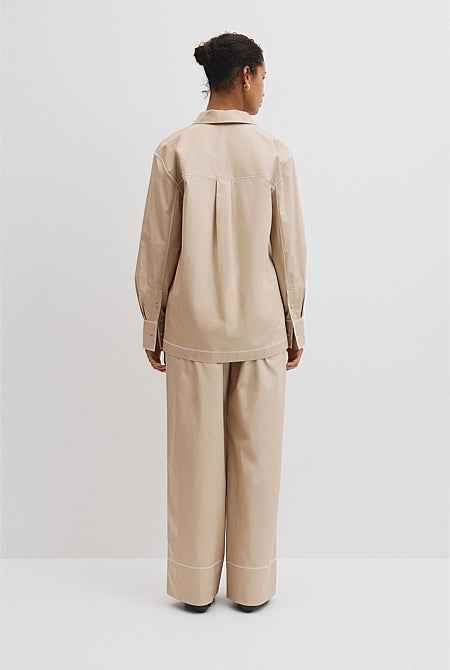 Contrast Stitch Shirt
