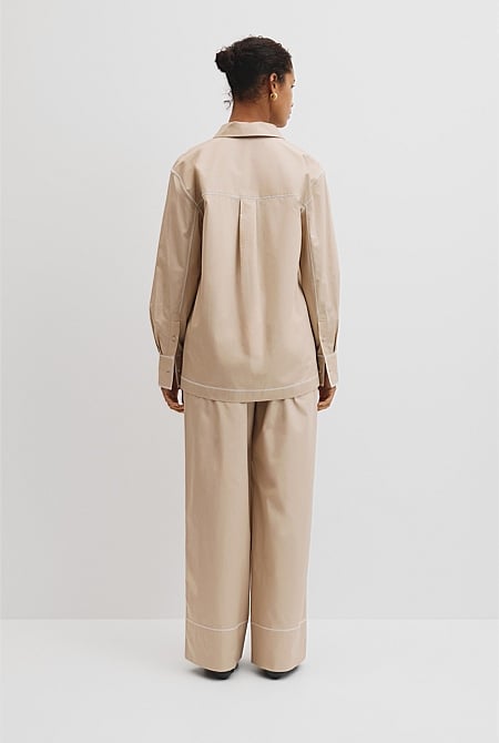 Contrast Stitch Shirt