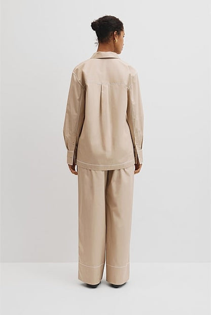 Contrast Stitch Shirt
