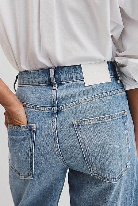 High Rise Barrel Jean