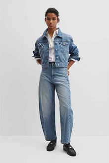 High Rise Barrel Jean