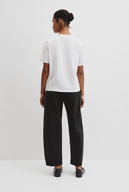 Australian Cotton V-Neck Neck T-Shirt