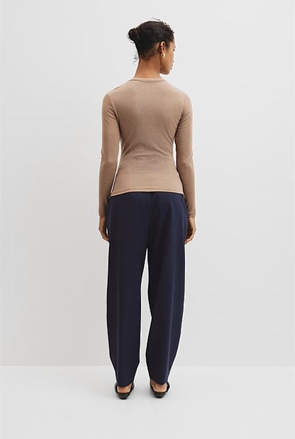 Jersey Wrap Top
