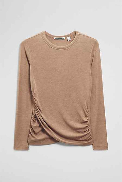 Jersey Wrap Top