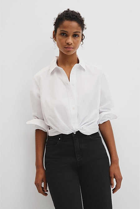 Twist Crop Shirt