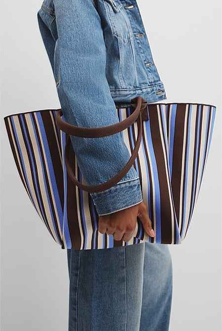Stripe Knit Shopper