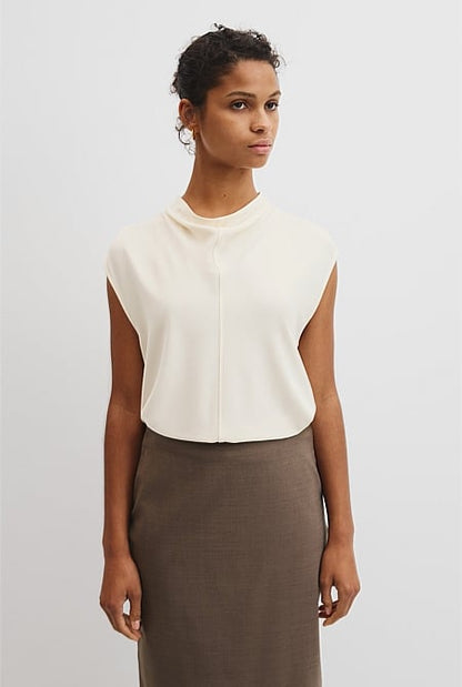 Crepe Jersey T-Shirt