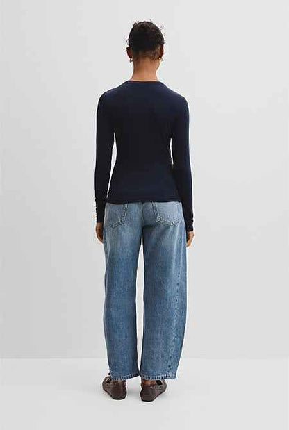 Jersey Wrap Top