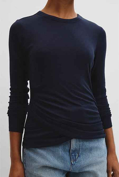 Jersey Wrap Top