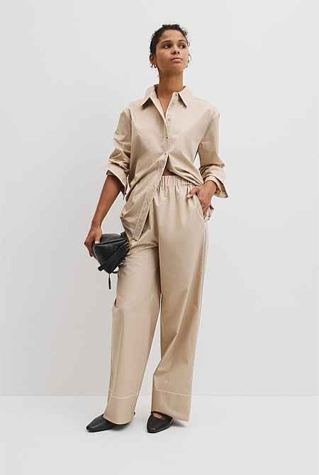 Contrast Stitch Pant