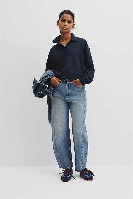 Australian Cotton Polo Sweat