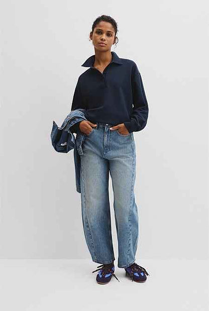 Australian Cotton Polo Sweat