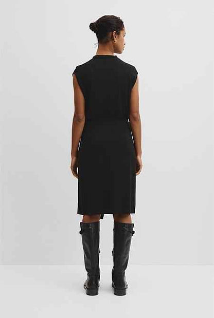 Twist Crepe Skirt