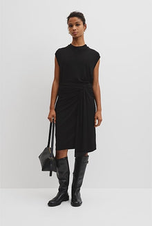 Twist Crepe Skirt