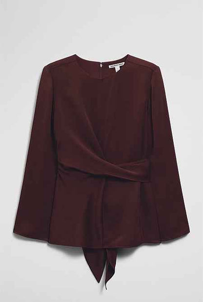 Twist Long Sleeve Blouse