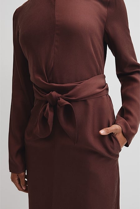 Twist Waist Dress