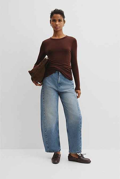 Jersey Wrap Top
