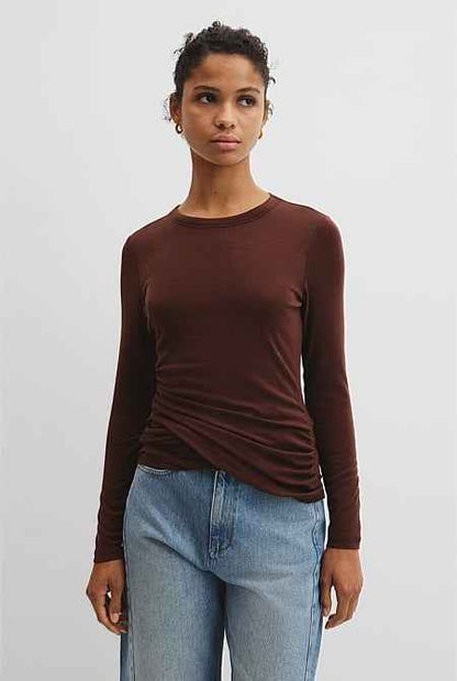 Jersey Wrap Top