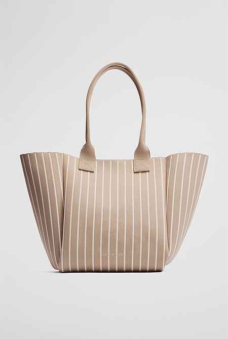 Stripe Knit Shopper