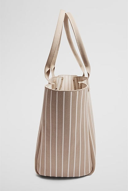 Stripe Knit Shopper