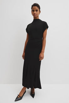 Drape Neck Dress