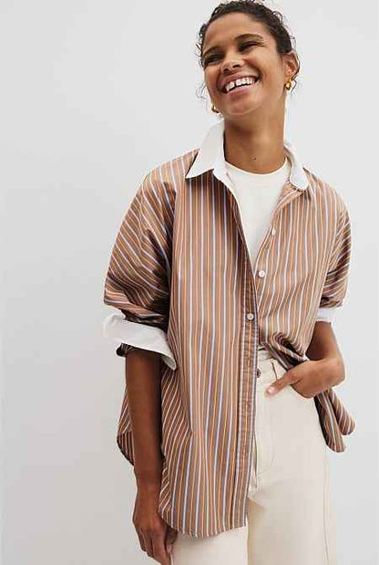 Dolman Striped Shirt