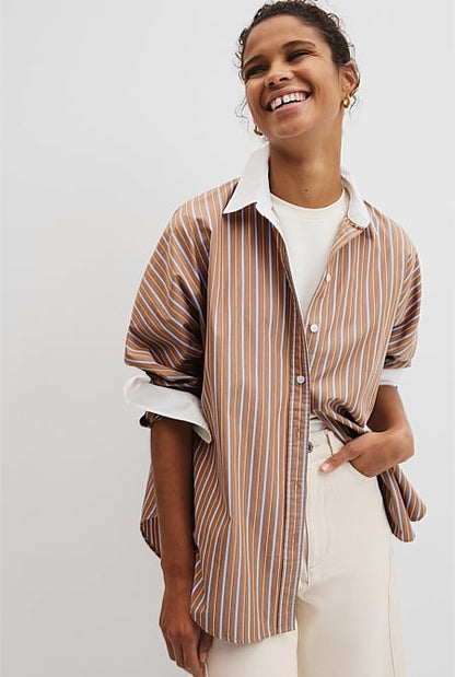 Dolman Striped Shirt