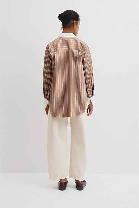 Dolman Striped Shirt