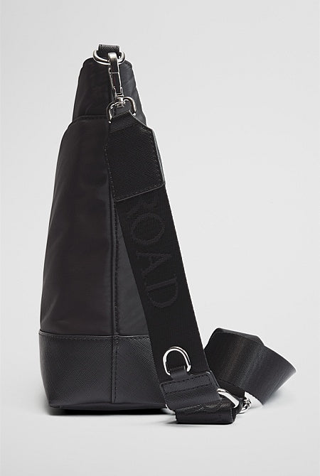 Soft Top Zip Crossbody Bag