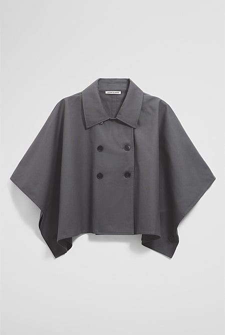 Button Through Cape
