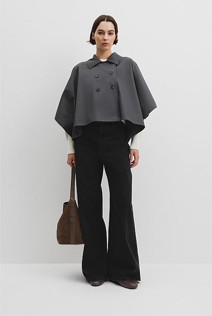 Button Through Cape