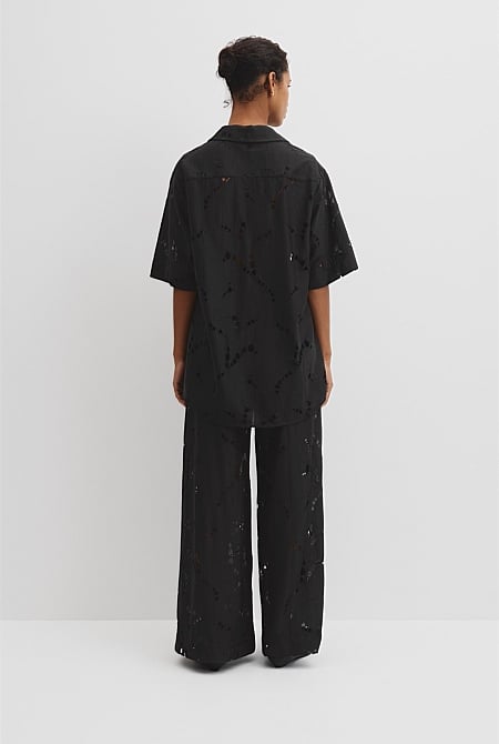 Lace Longline Shirt