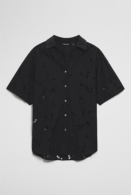 Lace Longline Shirt