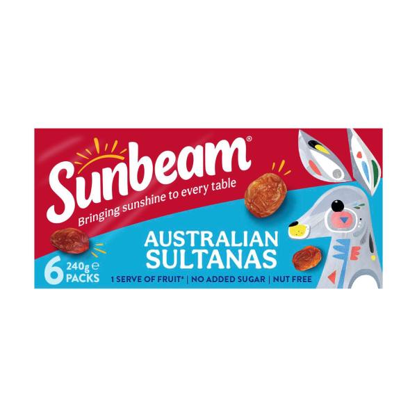 SUNBEAM SULTANAS SNACK PACK