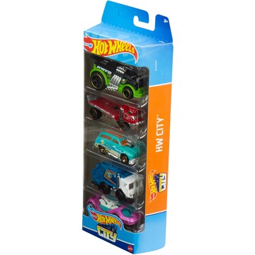 Hot Wheels Street Car Toys Assorted 5 pack