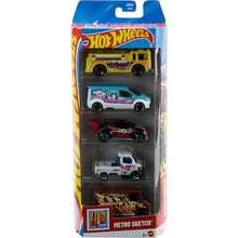Hot Wheels Street Car Toys Assorted 5 pack