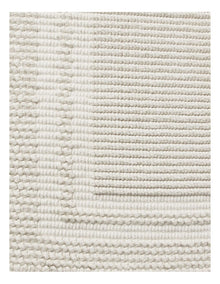 Textured Bath Mat in White