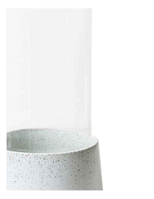Portsea Chimney Medium 25.5cm in White Speckle
