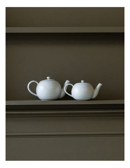 Natural Home Teapot 1L in White Speckle