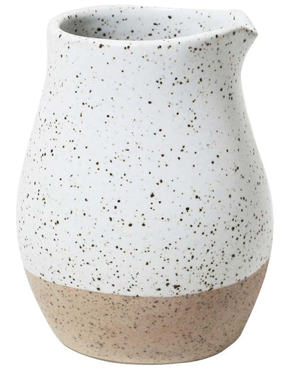 Natural Home Mini Creamer Jug in White Speckle